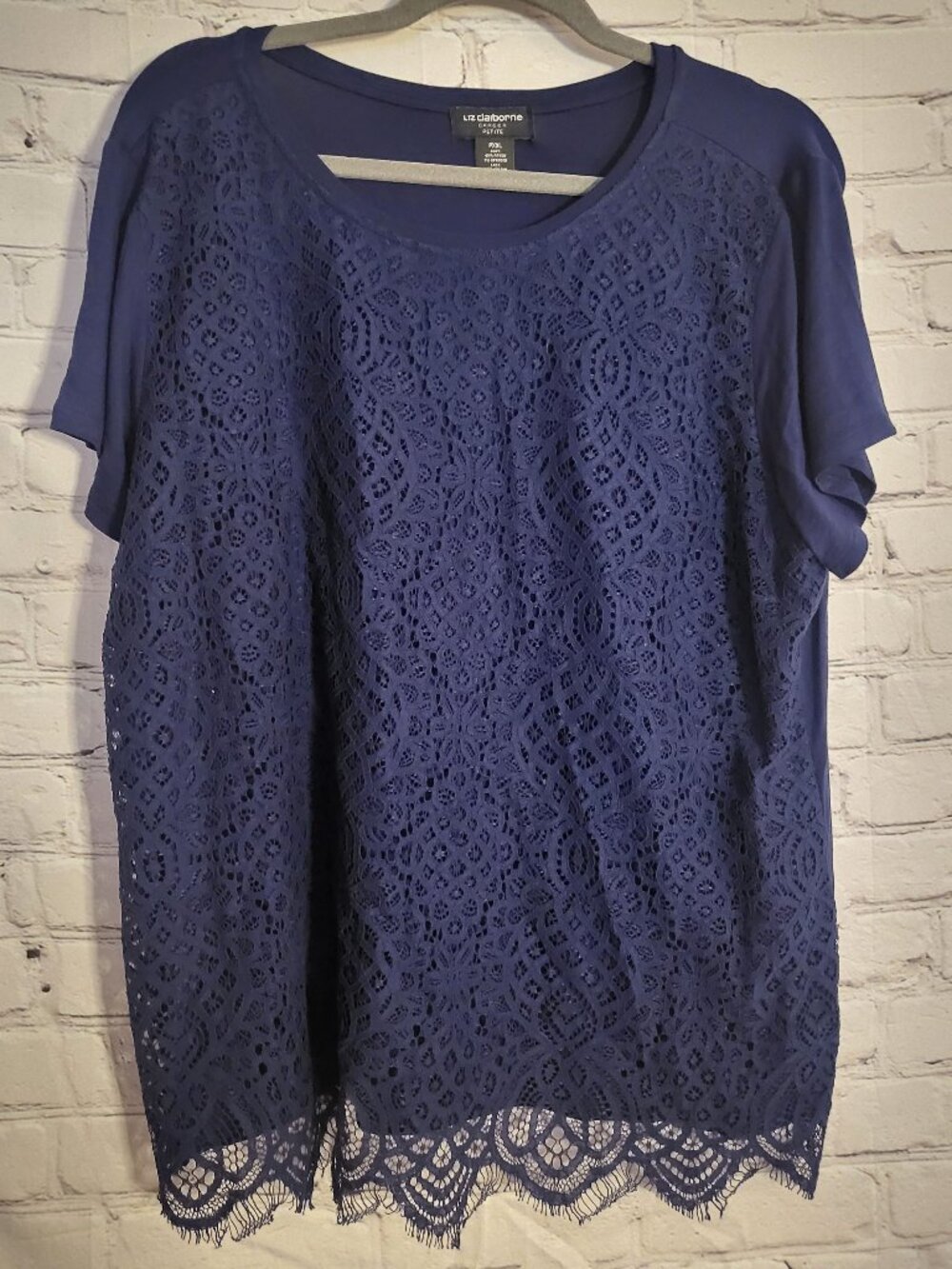 Liz Claiborne, Size PXXL, Navy Blue